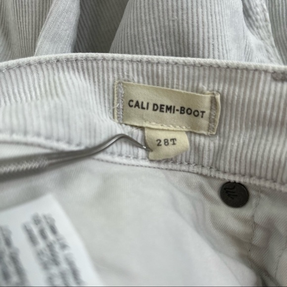 RARE Madewell Cool Fog Button-Front Tall Cali Demi-Boot High Rise Cordury Pants - Picture 13 of 17
